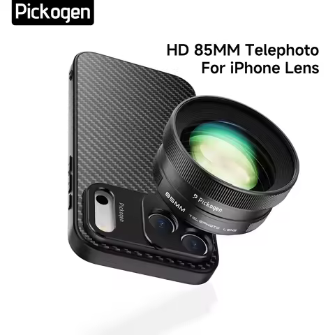 PICKOGEN 85mm Phone Lens Portrait Background Bokeh Effect 2.2X Magnification With iPhone 17/16/15/14