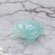 【招財神獸】冰綠翡翠三腳蟾蜍擺飾 | 天然緬甸玉翡翠A貨