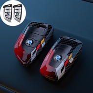 New All BMW Key Accessories Carbon fibre Key Cover 1 2 3 4 5 6 7 Series X1 X3 X4 X5 X6 320Li GT 320i 525Li 530 Key FOB Cover PC Key Bag Car Accessories