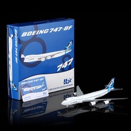 HX Models 1/400 B747-8F Boeing Original Factory N747EX Metal Cargo Machine Model Opening Warehouse V