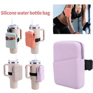 Silicone Water Bottle Pouch for Stanley, Stanley Fanny Pack with Pocket, Stanley Cup Accessories for