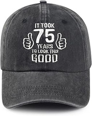 50th 60th 70th 75th 80th Birthday Gifts for Men, Vintage Birthday Gift Ideas Baseball Caps, Funny Bi