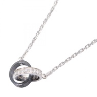 【二手】卡地亞 Baby Love 項鍊，陶瓷鑲鑽，頸圍 43.5 厘米，18K WG（白K金），鑽石 Baby Love 項鍊，陶瓷鑲鑽