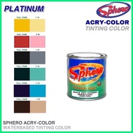 ☈ 1/4L | Sphero Latex Acry-Color | Waterbased Tinting Color | Paint Colorant