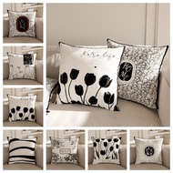 45x45cm 50x50cm 60x60cm Dutch Velvet Printed Pillow case French Cream Style Sofa Pillow case Simple 