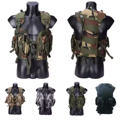 Men's outdoor CS hunting camouflage combat air gun color bullet protective equipment military tactic