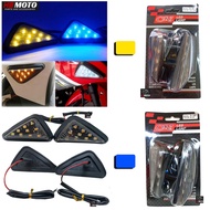 / Triangle Model Fairing Stick-on Turn Signal Lights / Triangle LED Stick-on Turn Signal Lights univ