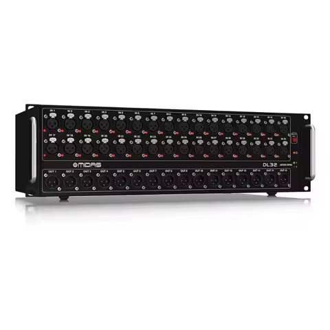 Midas DL32 Digital Stage Box 32-Channel 16-Output for Midas M32 Series Digital Mixer Pa System Studi
