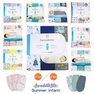 【綠寶貝】 美國代購 Summer Infant swaddle me懶人包巾S號 春夏純棉款,3入裝