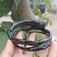 Black sea root bracelet wrapped 3