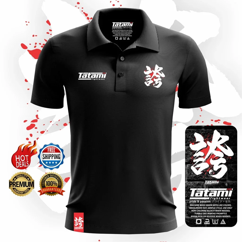 💥 UFC MMA Polo Fightwear Japan Super Premium T-shirt Available big size 4XL 5XL Hypebeast Streetwear Plain Shirt Baju Kosong