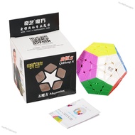 Megaminx Speed Cube Stickerless Megaminx Dodecahedron Magic Cubes Brain Teaser Puzzle Sculpted Versi