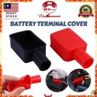 WeConnect 1 Pair Battery Terminal Cover Cap Car Positive Battery Terminal Insulator Wire Connectors 