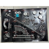 Ốc salaya full xe Sirius XC kèm chống nghiêng