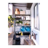 (2件) Ikea Omar 多層金屬網架 層架組合 儲物架 家居收納 廚房 $96/件