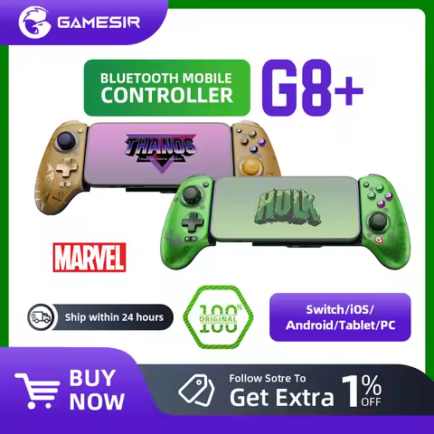 Gamesir G8 Plus Gamepad Bluetooth Mobile Gaming Controller Nintendo Switch Limited Edition Marvel Th