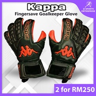 [2 for RM250] Kappa Glove with Fingersave Glove Goalkeeper Gloves Football Sarung Tangan Bola Sepak 