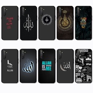 for Realme 3 5 6 Pro 5i 5s 6i 7i VS10 allah Slim Black Border TPU Soft Case | Bare Phone Feel with S