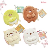 BLISS Sumikko Gurashi Plush Purse Gift Soft Wallet Hang Pendant Corner Creatures Headset Bag Japanese Cartoon USB Cable Bag