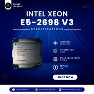 Intel Xeon E5 2698v3 16 Core 32 Thread 2.3 GHz E5-2598v3 2698 v3 Equivalent to 2683 v4 E5-2783v4