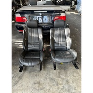 BMW e46 330CI Cabriolet Convertible leather electric Seat Black