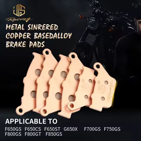 JSRAOIMG Sintered Front Rear GG Brake Pads For BMW F650 CS GS ST G650GS F700GS F800GS F750GS F850GS 