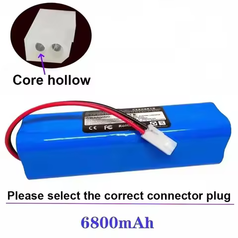 14.4V 6800mAh Rechargeable Li-ion Battery For Viomi V3 Max V-RVCLM27B Robot Vacuum Cleaner