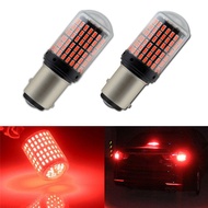 2x LED Car 1016/1157 Brake Light Bulb 144-SMD 3014 LED(Red COLOR)