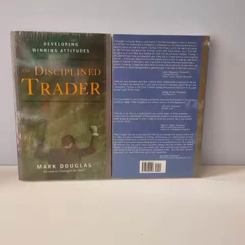 Mark Douglas Trading in The Zone and The Disciplined Trader Book Paperback in English