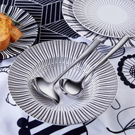 KEAWELL Louis 7.5 Inches Gravy Ladle + Sauce Drizzle Spoon with Spout, 18/10 Stainless Steel Mini La