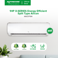 X-SERIES 1HP Split Type Aircon Inverter Class 2-way Draining Connection High-Density Filter  with BIO Filter Auto-Restart Function and Refrigerant Leakage Protection (White) [XACST10X]