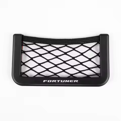 Car Storage Net Bag Phone Holder Pocket Organizer for Toyota Fortuner 2009 2017 2018 2019 Accessorie