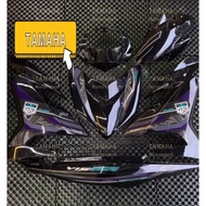 Yamaha Y15 Y15zr V1 V2 malaysia version custom purple black cover set  free emblem(×4)