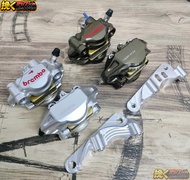 CALIPER TURTLE BACK WITH BRACKET WAVE / XRM / MIO / FINO / SOULTY PLUS  BRAKE PAD