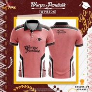New arrived BAJU WARGA PENDIDIK MALAYSIA jersi pendidik tshirt guru muslimah collar tshirt polo