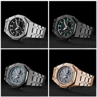 Compatible with GA2100/GM2100 Farm Oak GMAS-2100 Generation 4 watch case, strap, and stainless steel