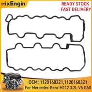 Engine Valve Cover Gasket Set Fit 3.2 L For Mercedes-Benz M-Class W163 W202 W203 W210 C240 E320 ML32