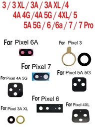 1 件後置相機玻璃鏡頭帶黏合劑相容 Google Pixel 3 / 3a / 3 Xl / 3a Xl / 4 / 4a 4g / 4a 5g / 4 Xl / 5 / 5a 5g / 6a / 6 / 7 / 7 Pro