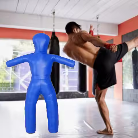 Unfilled Wrestling Dummy Portable Practical Multifunctional Boxing Dummy for Kids for Throwing Outdo