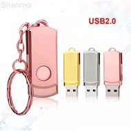 Metal Pendrive 128GB 1TB 2TB Waterproof High Speed USB Rotatable USB Flash Drive 8GB 16GB 32GB 64GB 