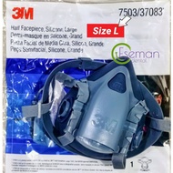 3m 7503 Half Face Respirator size L Reusable Silicone Mask 7093 2097 P100 6001 5N11 N95