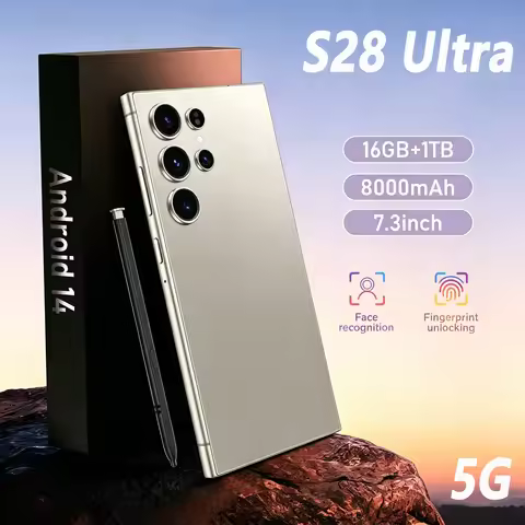 HOT 2026 NEW Silicone Case For S28 Ultra 7.3inch Android 15 Global Edition 10 Core 22GB+2TB 8000mAh 