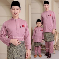 BAJU MELAYU WARNA BELACAN SET AYAH ANAK PREMIUM | BAJU MELAYU RAYA DEWASA BUDAK LELAKI SEDONDON