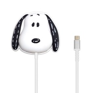 【SNOOPY 史努比】15W 造型磁吸無線充電盤(附底座)