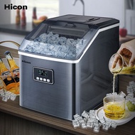 Hicon HICON Ice Maker Small Household Square Ice Commercial Milk Tea Shop 25/30kg Ice Cube Making Machine