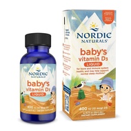 D3 Nordic Naturals Baby's Vitamin D3 Liquid - Pure Vitamin D3 Supplement for Babies 22.5ml Bottle