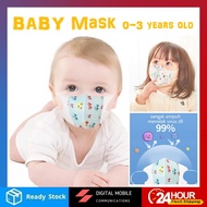 0-3 year old 3D Baby Face Mask 3 layers Disposable BABY Face Mask Ultrasoft