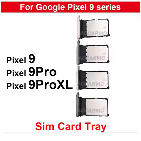 SIM Card Socket Slot Sim Tray Holder Repair Replacement Parts For Google Pixel 9 / 9Pro 9 Pro XL Pix