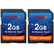 2GB SD Card [Twin Pack] for NIKON Coolpix S7000, S6900, P530 P600, A10 A300 W100 W300 A900 B500 B700