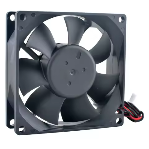 ACP8025 80mm Cooling Fan 80x80x25mm DC 5V/12V/24V 2-Pin Axial Flow Fan for Chassis Power Frequency C